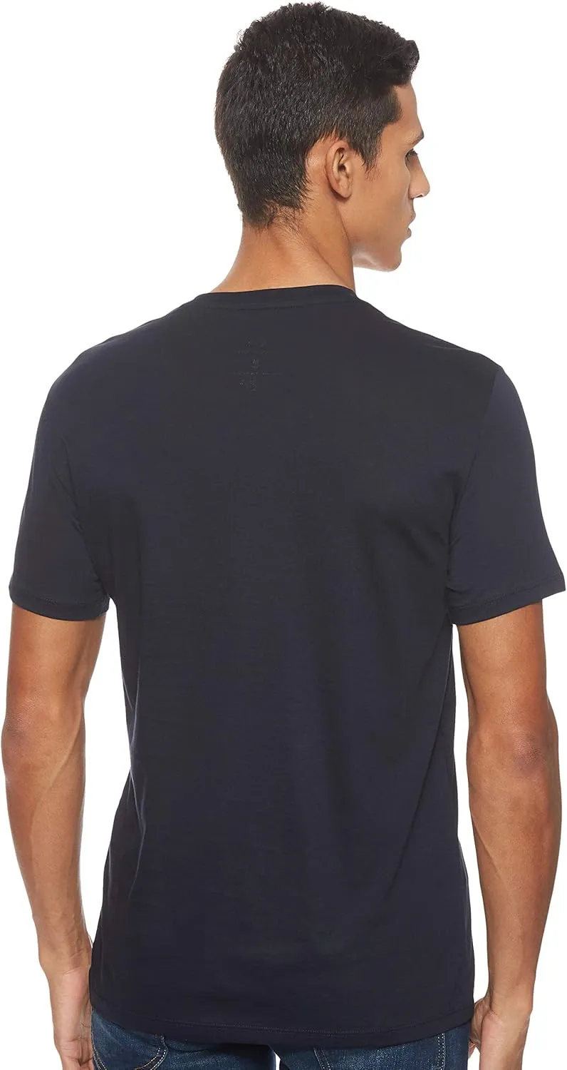 AX Armani Exchange Men's Solid Colored Basic Pima Crew Neck