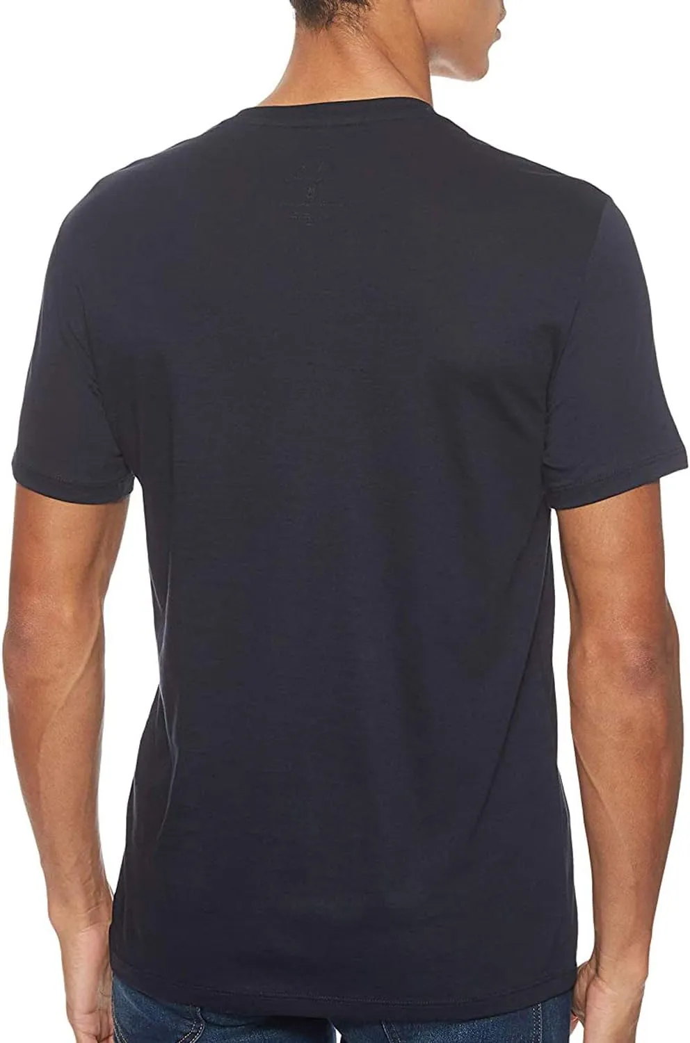 AX Armani Exchange Men's Solid Colored Basic Pima Crew Neck
