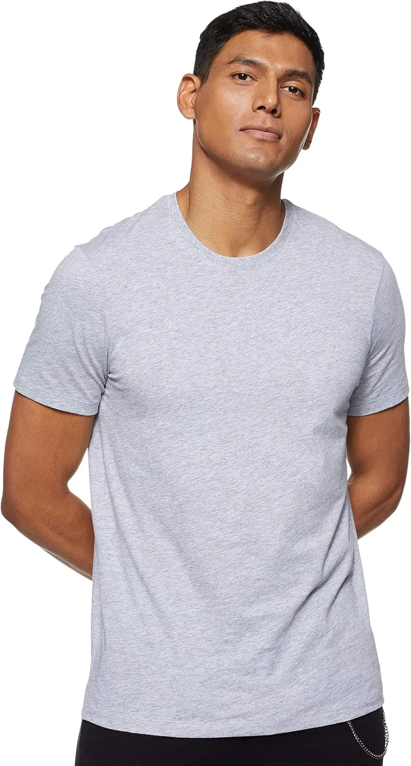 AX Armani Exchange Men's Solid Colored Basic Pima Crew Neck