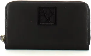 A｜X ARMANI EXCHANGE women's Logo Zip Around Wallet Wristlet Wrislet bag