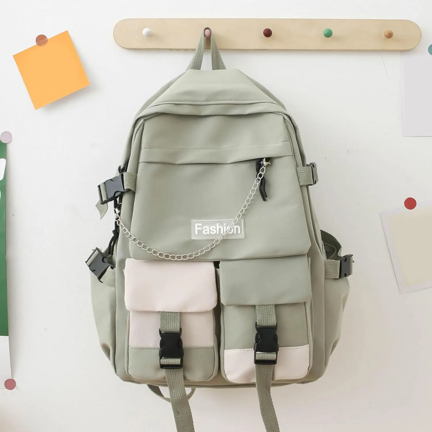 Backpack Purse for Women Medium Size Casual Messenger Crossbody Bags Versatile Bags Womens Purses and Handbags(Green)