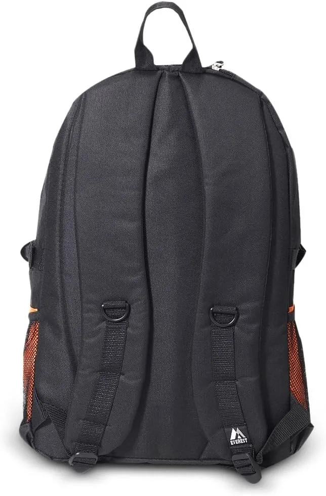 Backpack w/Dual Mesh Pocket, Orange