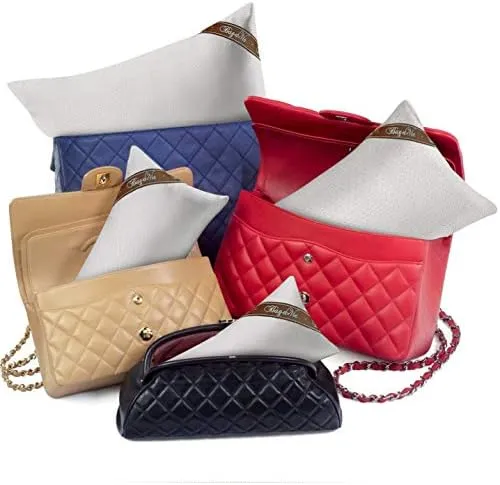 Bag-a-Vie Handbag Purse Shaper Herringbone Pillows [4-Pack] - Herringbone
