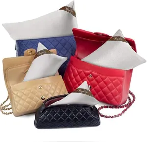 Bag-a-Vie Handbag Purse Shaper Herringbone Pillows [4-Pack] - Herringbone