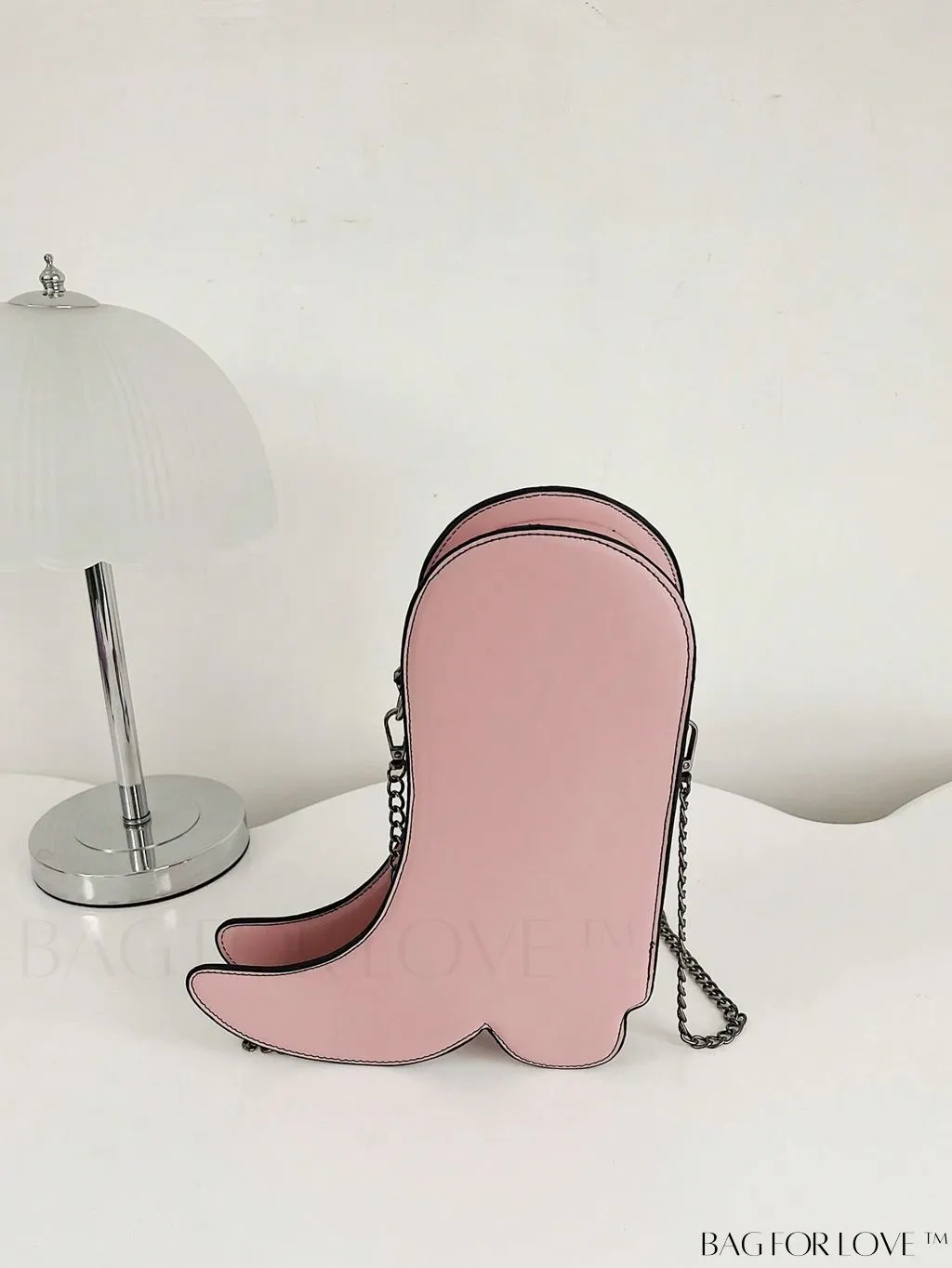 BagForLove - Chic Pink Cow Print Chain Bag - A Fun and Stylish Accessory