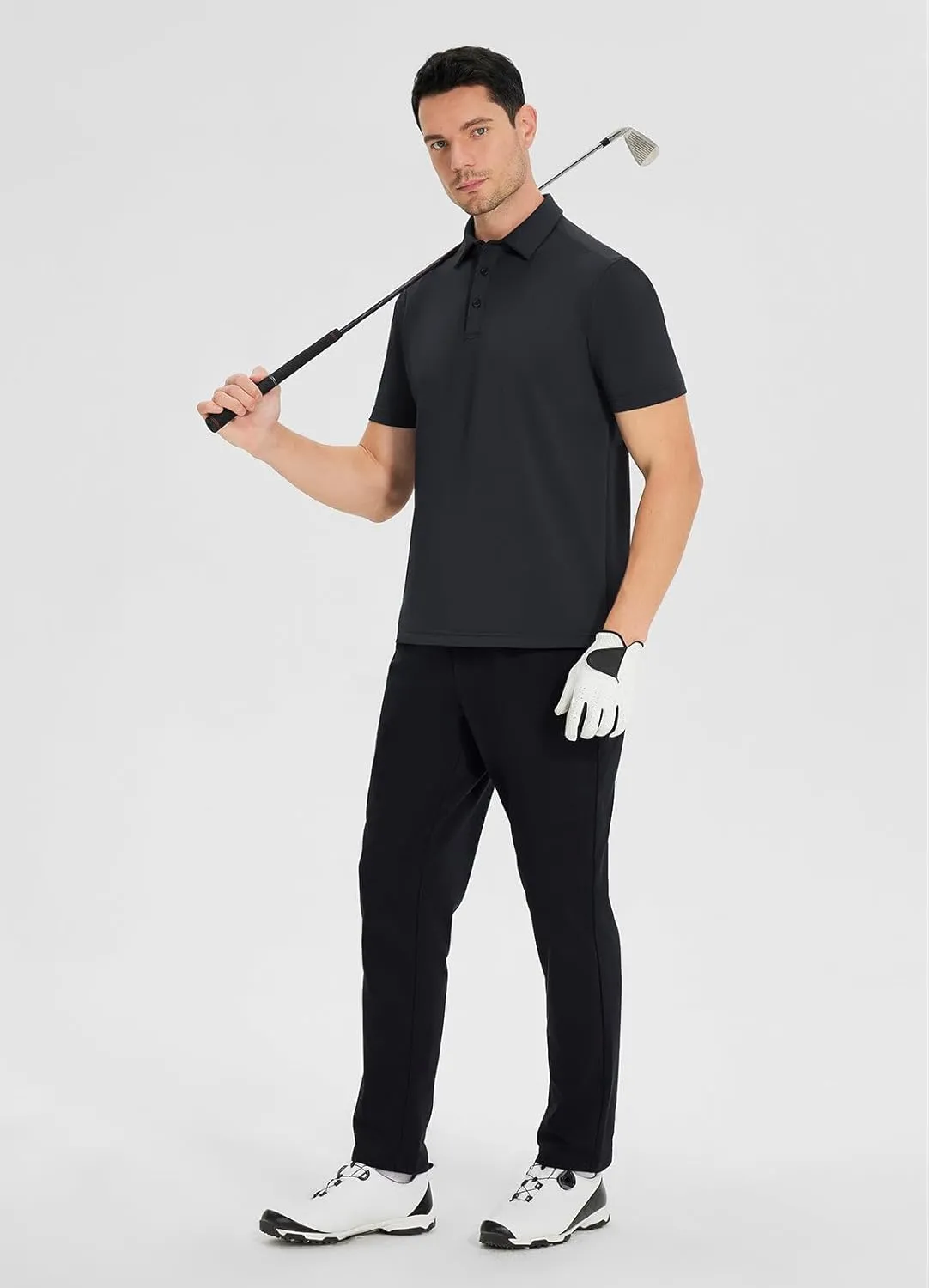 baleaf Men‘s Polo Shirts Quick Dry Athletic Sport Work Shirts UPF 50 