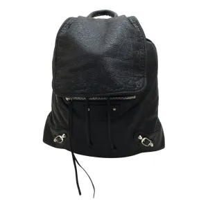 Balenciaga black leather backpacks