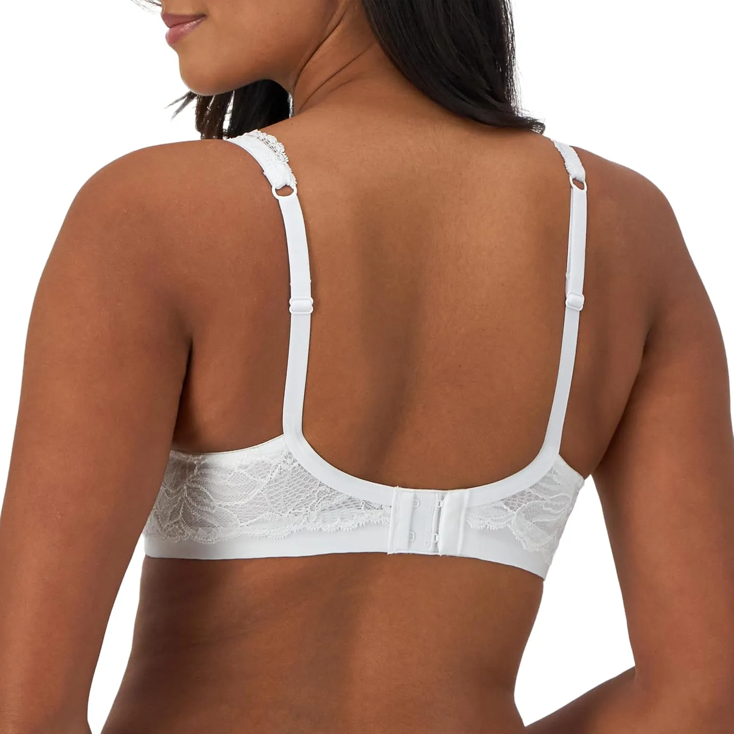 Bali Women's Lace Desire Underwire Bra, Full-Coverage Lace Bra with Underwire Cups