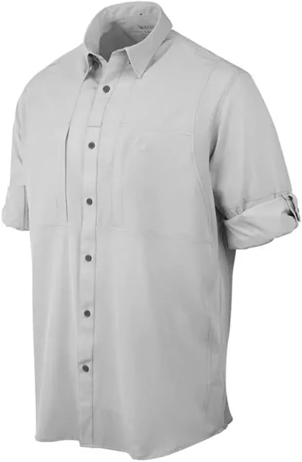 Beretta Men's TKAD Flex UV 50 Sun Protection Breathable Wrinkle-Resistant Active Outdoor Casual Long-Sleeve Button-Down Shirt