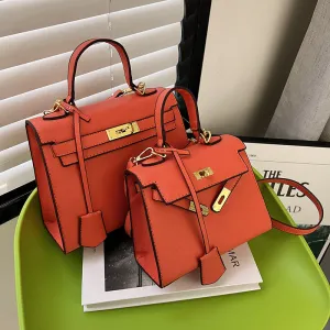 Big Size Solid Color Kelly Candy Crossbody Bags