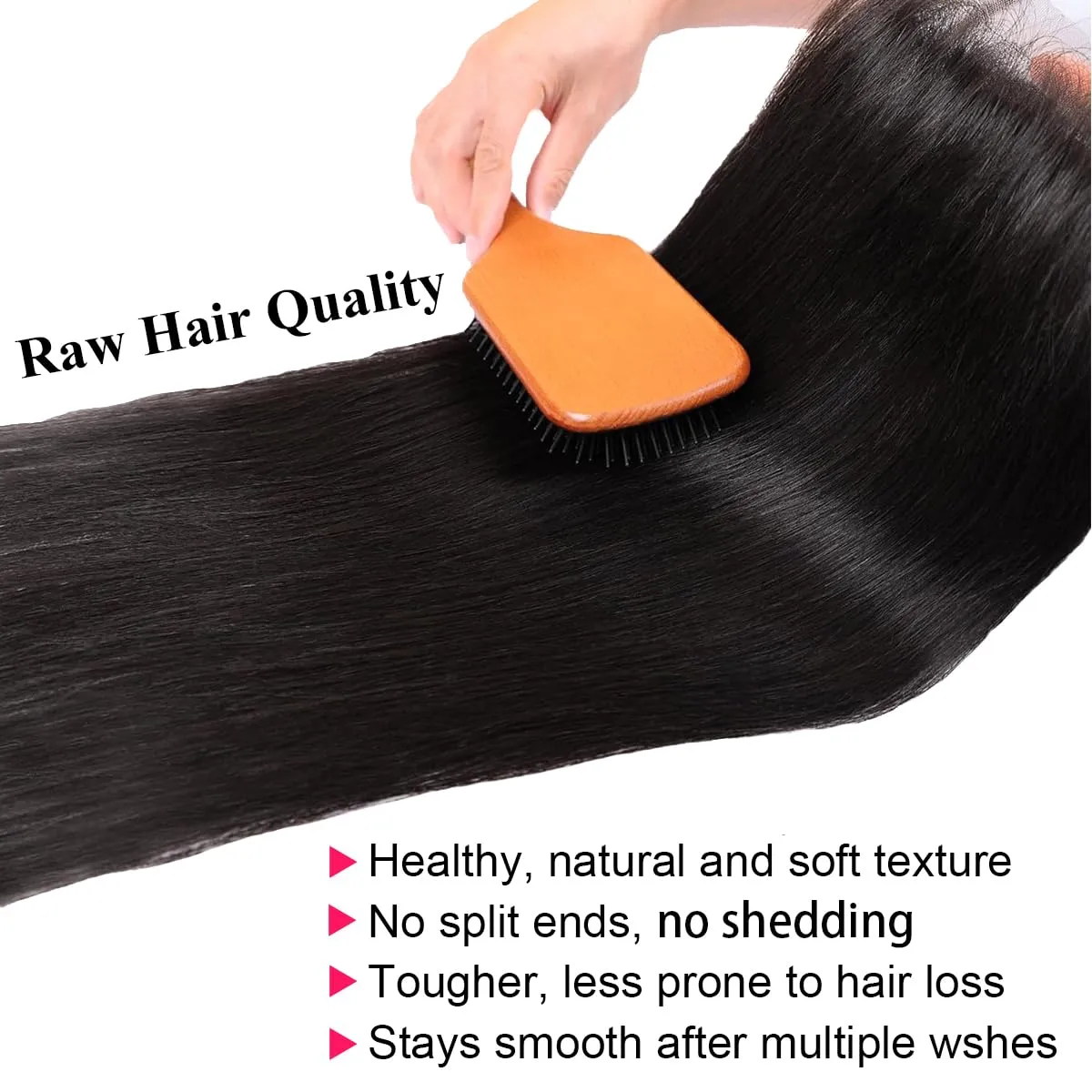 Bleached Knots 6x6 Real HD Lace Closure Skinlike Straight Human Hair Closure Pre Plucked with Baby Hair Brazilian Virgin Thin Invisible 6x6 Lace Closure Serrated Edge 18 Inch Closure Only