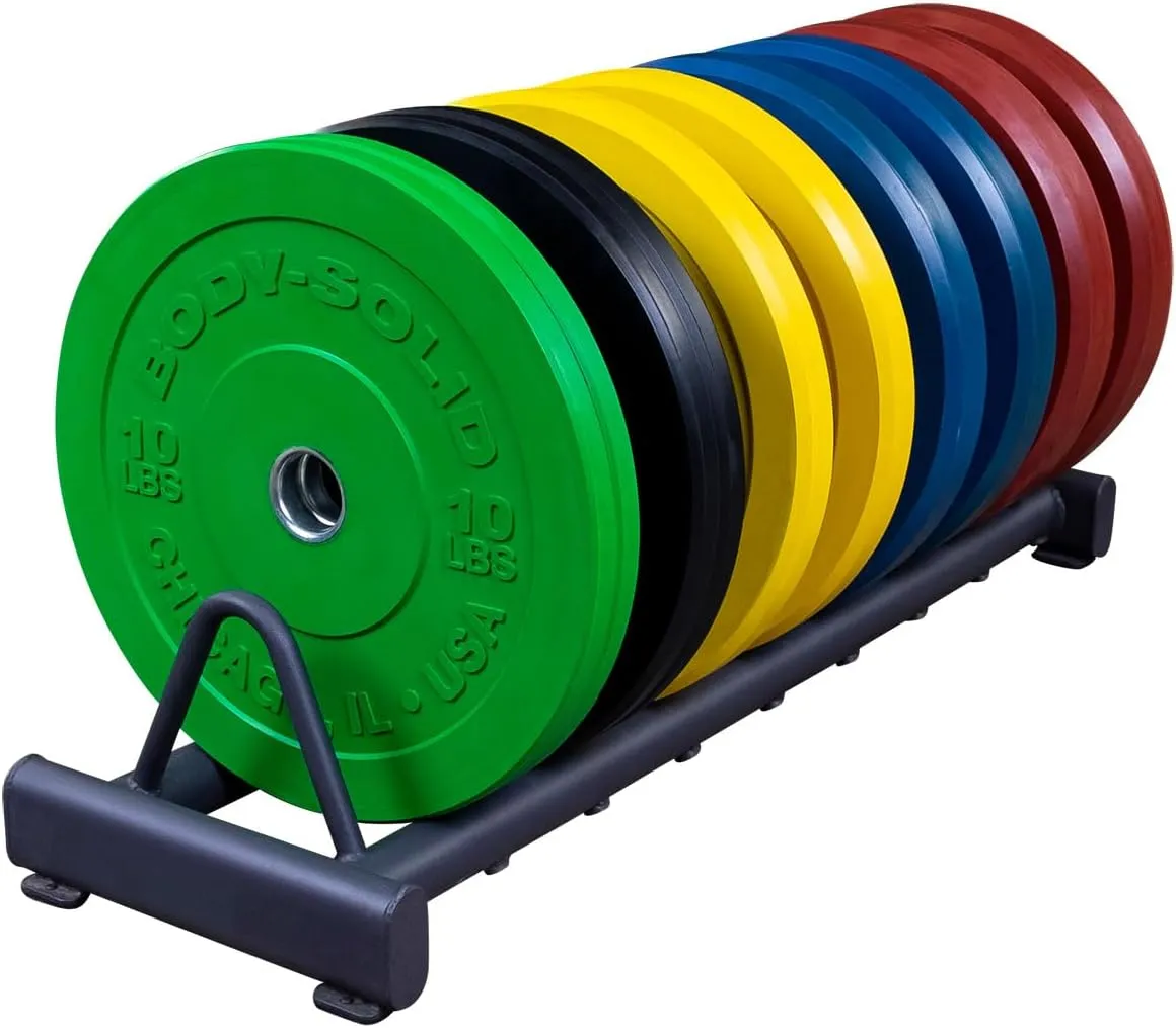 Body-Solid Olympic Bumper Plate - Rubber Weight Plates, Olympic Bumper Plates, Barbell Plates, Bumper Weights