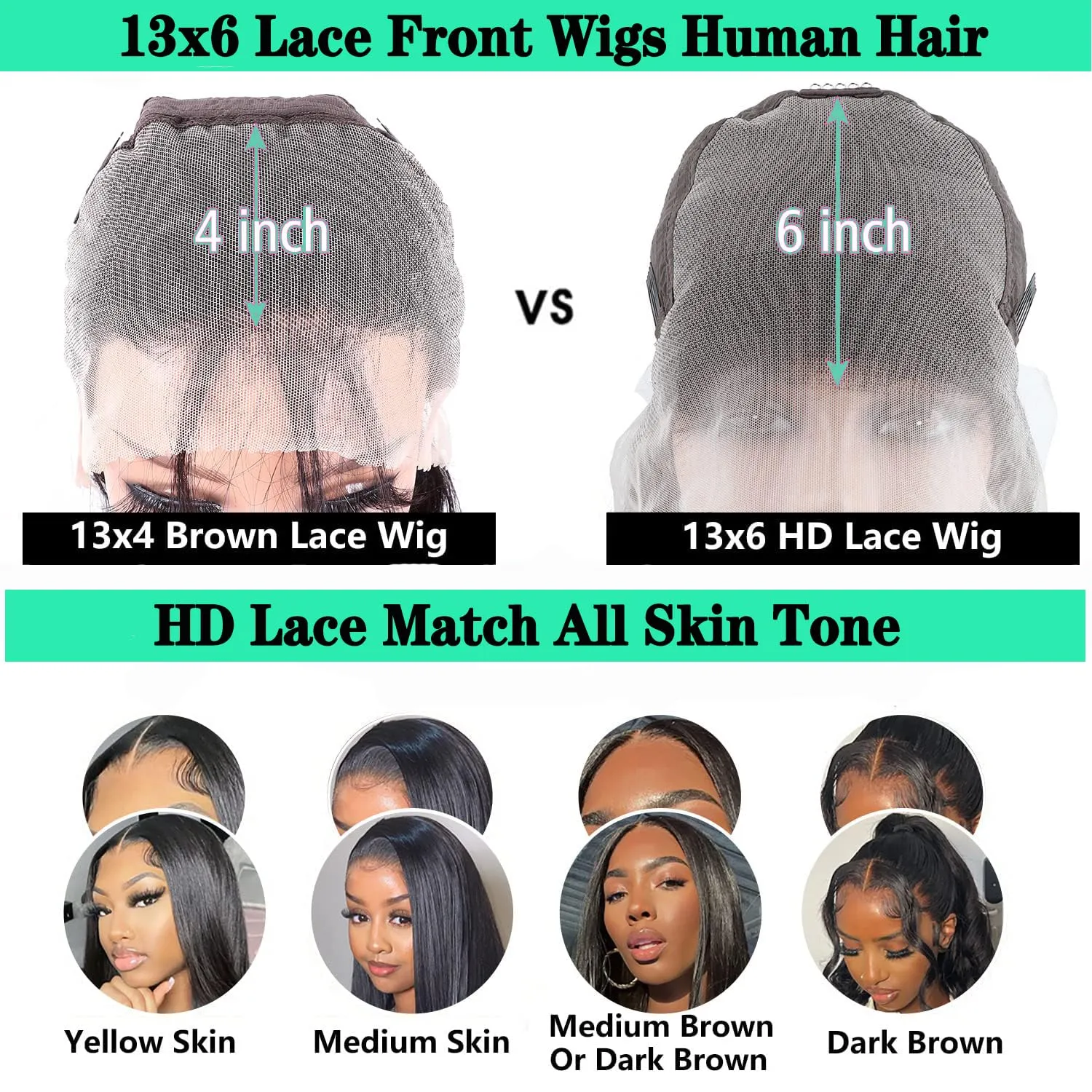 Body Wave Lace Front Wigs Human Hair 200% Density Body Wave 13x6 HD Lace Frontal Wigs Human Hair Brazilian Lace Front Wigs Human Hair 20 Inch Pre Plucked with Baby Hair
