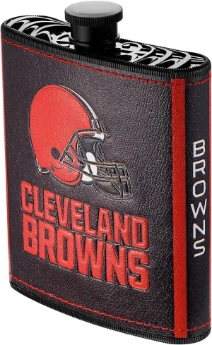 Boelter Brands NFL Cleveland Browns Plastic Hip Flask, 7-Ounce