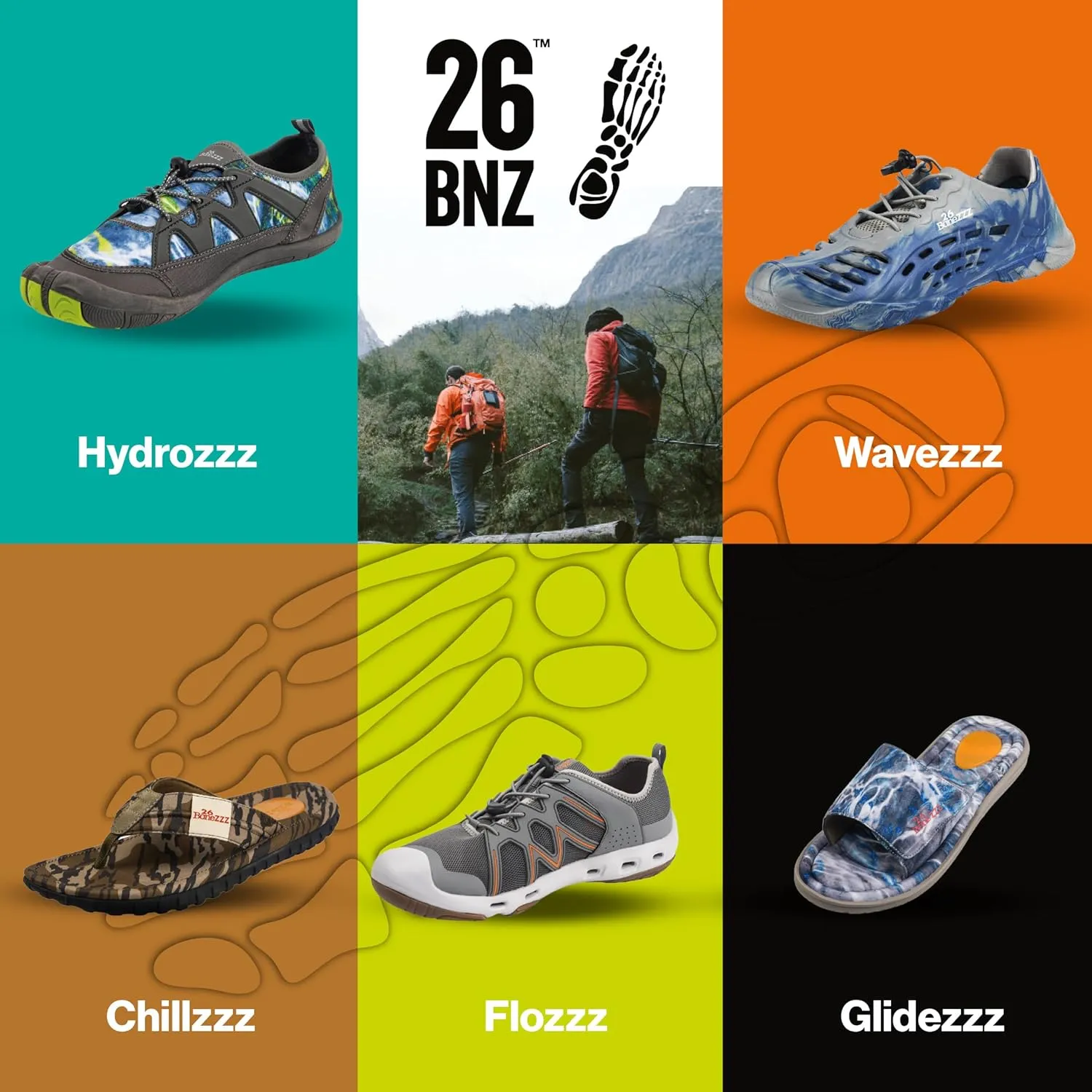 Bonezzz Hydrozzz Aqua Socks – Lightweight, Quick-Dry Water Shoes w/HydroPro Grip