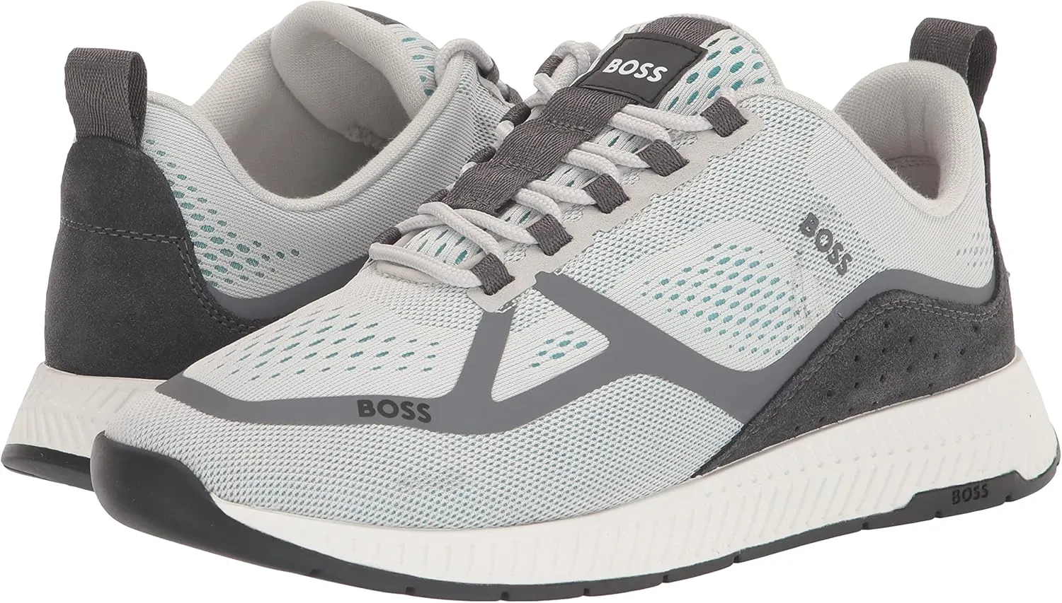 BOSS Men's Mesh Mix Running Sneakers