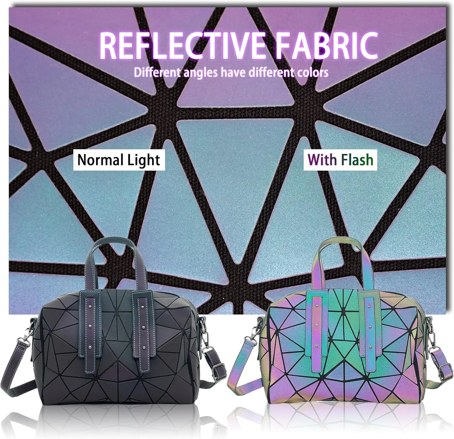 Boston Geometric Handbag and Crossbody Bag - Shoulder Bag