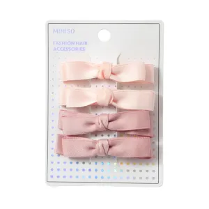 Bowknot Hair Clips (4 pcs)