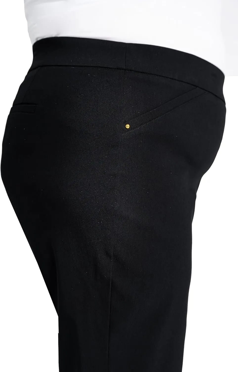 Briggs New York Women's Plus Size Super Stretch Millennium Slimming Pull-on Ankle Pant