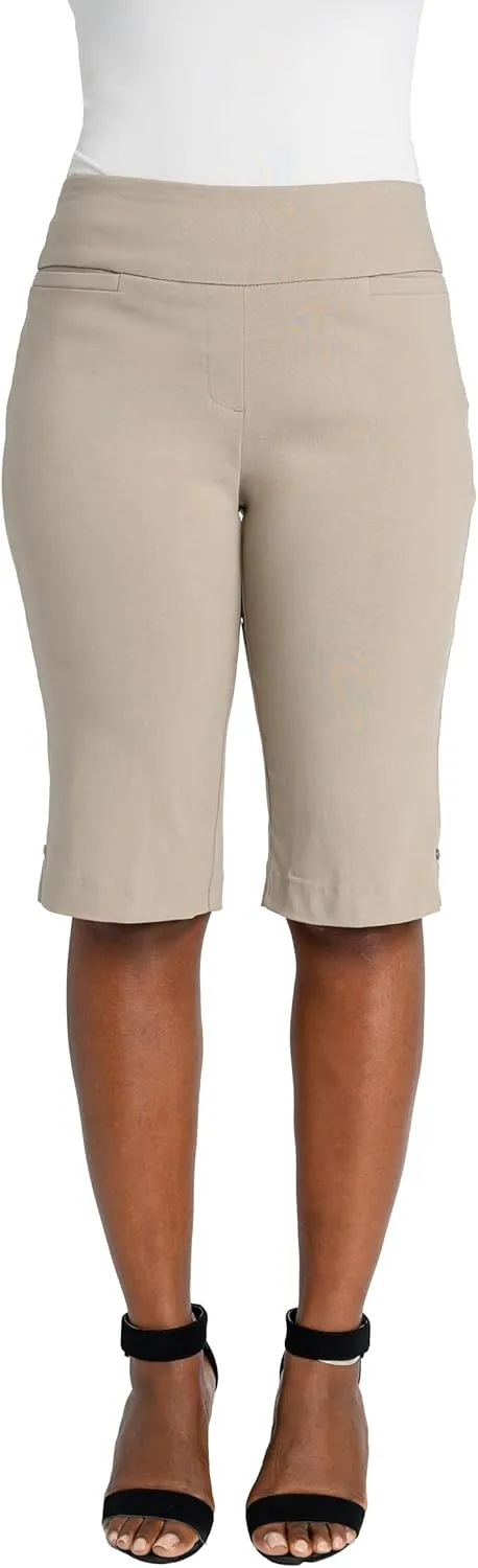Briggs New York Women's Pull On Split Hem Skimmer