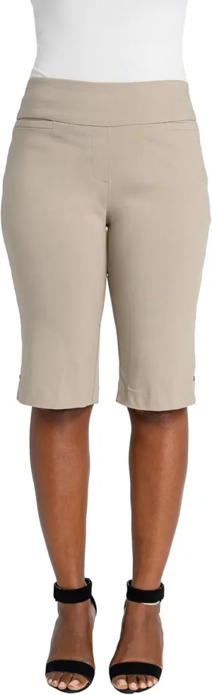 Briggs New York Women's Pull On Split Hem Skimmer