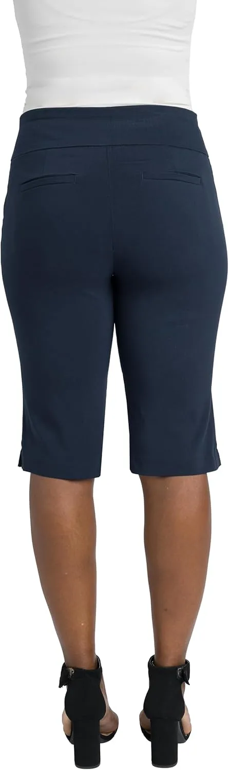 Briggs New York Women's Pull On Split Hem Skimmer