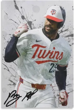 Byron Buxton Canvas Poster Print Photo Art Painting Canvas Poster Home Decorative Bedroom Modern Decor Posters 16x24inch(40x60cm)