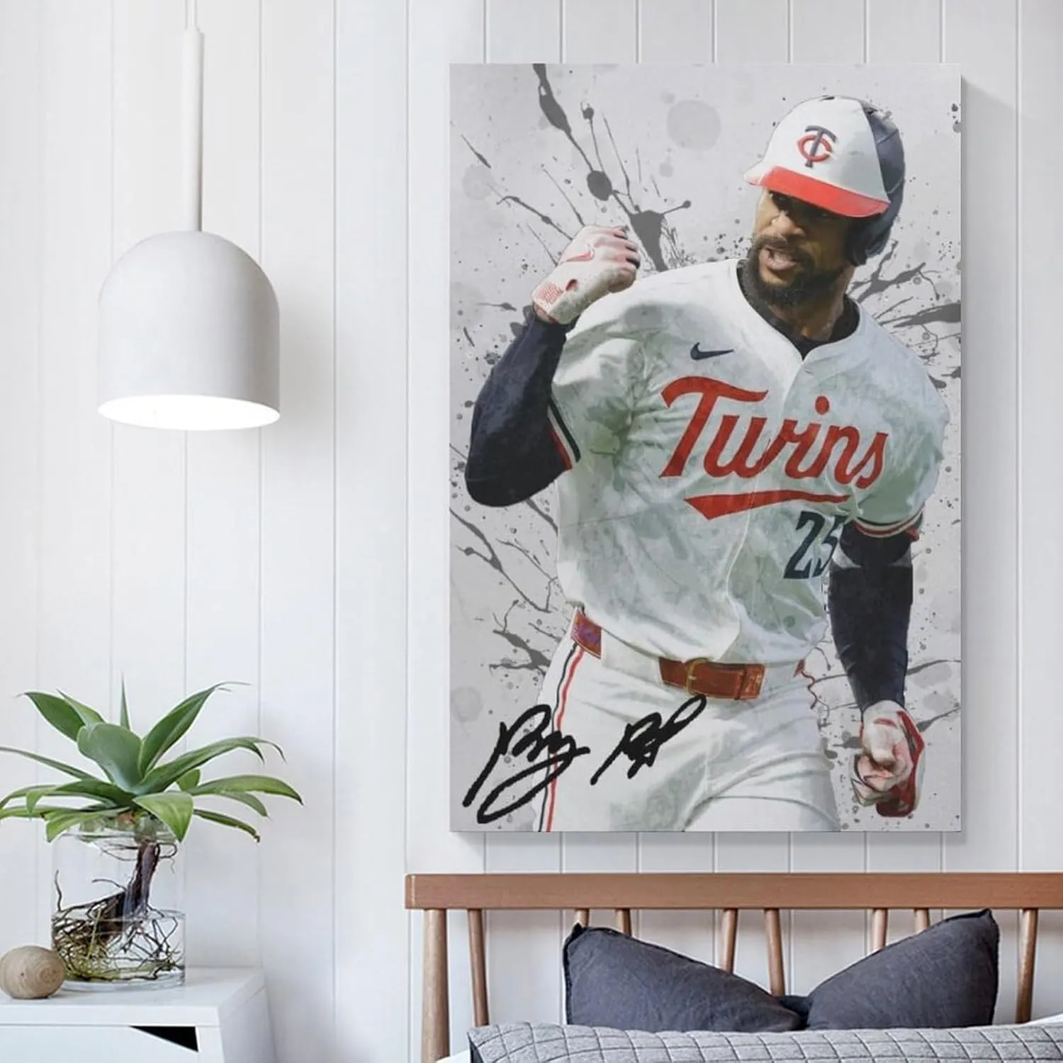 Byron Buxton Canvas Poster Print Photo Art Painting Canvas Poster Home Decorative Bedroom Modern Decor Posters 16x24inch(40x60cm)
