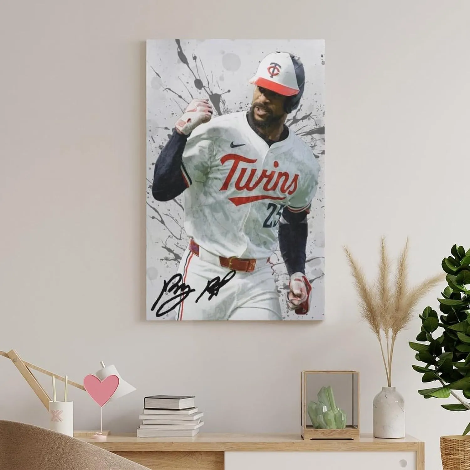 Byron Buxton Canvas Poster Print Photo Art Painting Canvas Poster Home Decorative Bedroom Modern Decor Posters 16x24inch(40x60cm)