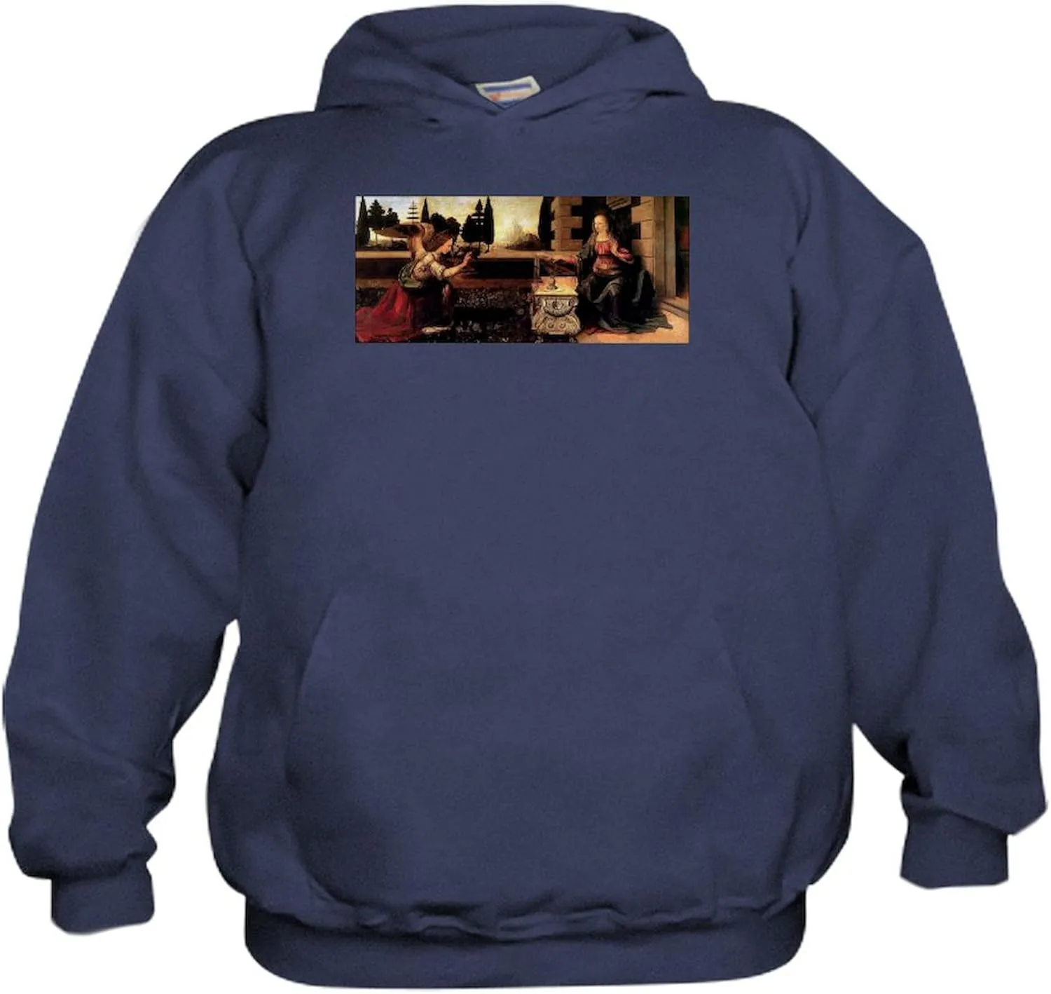 CafePress Da Vinci's Annunciation Kids Hooded Sweatshirt, Classic Hoodie