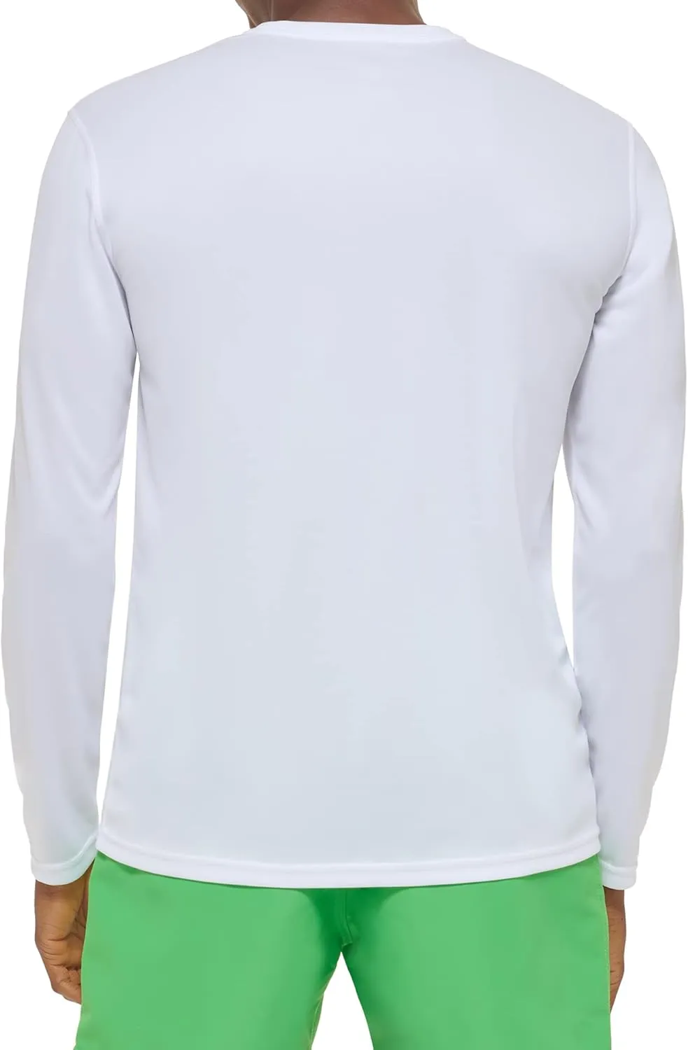 Calvin Klein Men's Standard UPF 40  Long Sleeve Quick Dry Swim Shirt