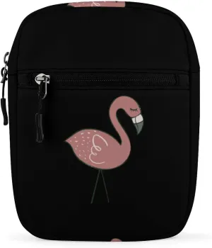 Campsite Flamingos Mini Crossbody Bag Anti-Theft Side Shoulder Bags Messenger Bag Unisex