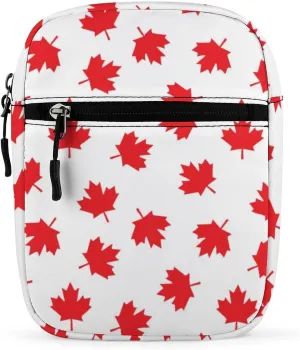Canada Maple Leaf Mini Crossbody Bag Anti-Theft Side Shoulder Bags Messenger Bag Unisex