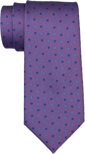 Canali Purple Geometric Tie