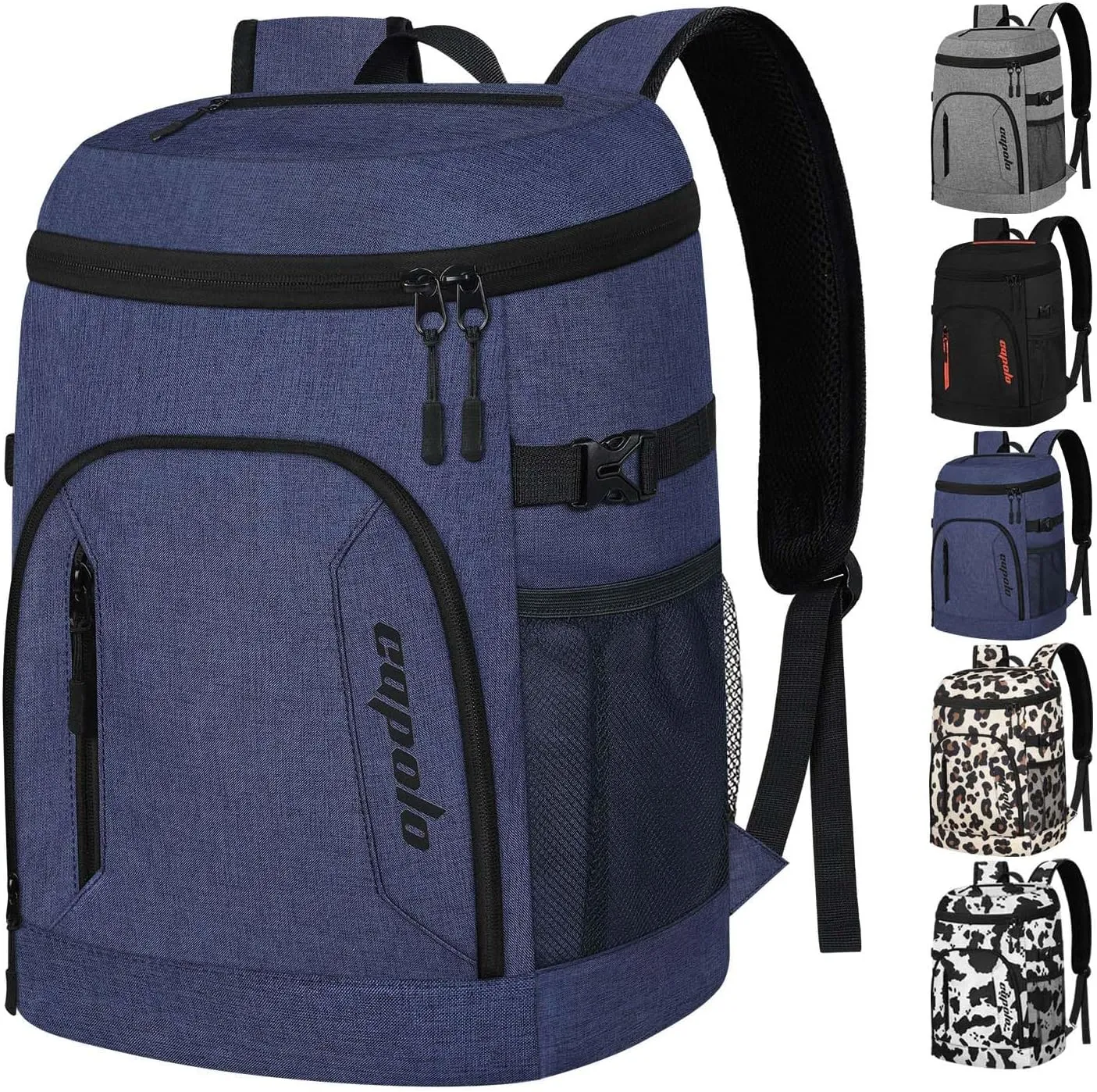 Capolo Cooler Backpack 30/45 Cans, Insulated Thermal Bag Beverage Soft Cooler Lunch Camping Travel Picnic Hiking for Men Women