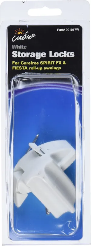 Carefree 901017W White Storage Lock