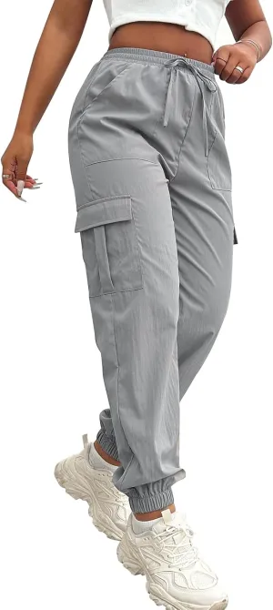 Cargo Pants Women Joggers Quick Dry Hiking Pants with Pockets