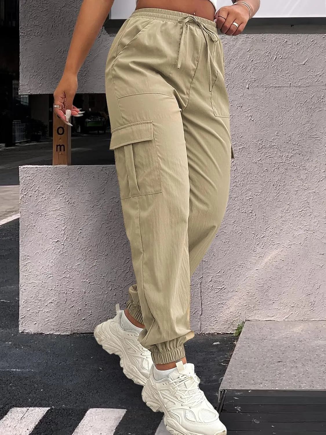 Cargo Pants Women Joggers Quick Dry Hiking Pants with Pockets