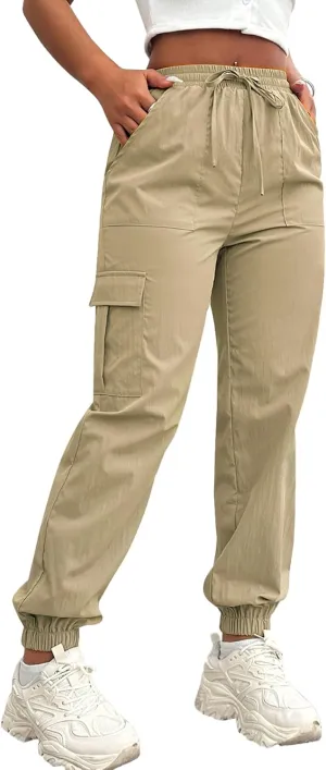 Cargo Pants Women Joggers Quick Dry Hiking Pants with Pockets