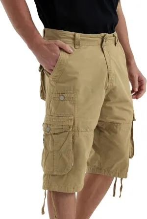Cargo Shorts for Men Multi Pockets Mens Shorts Below Knee Casual Hiking Summer Shorts