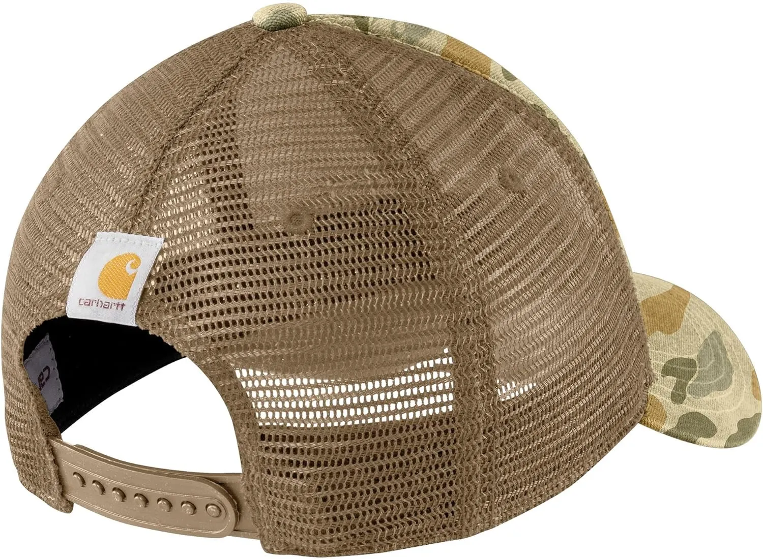 Carhartt Men's Canvas Mesh-Back Camo Cap