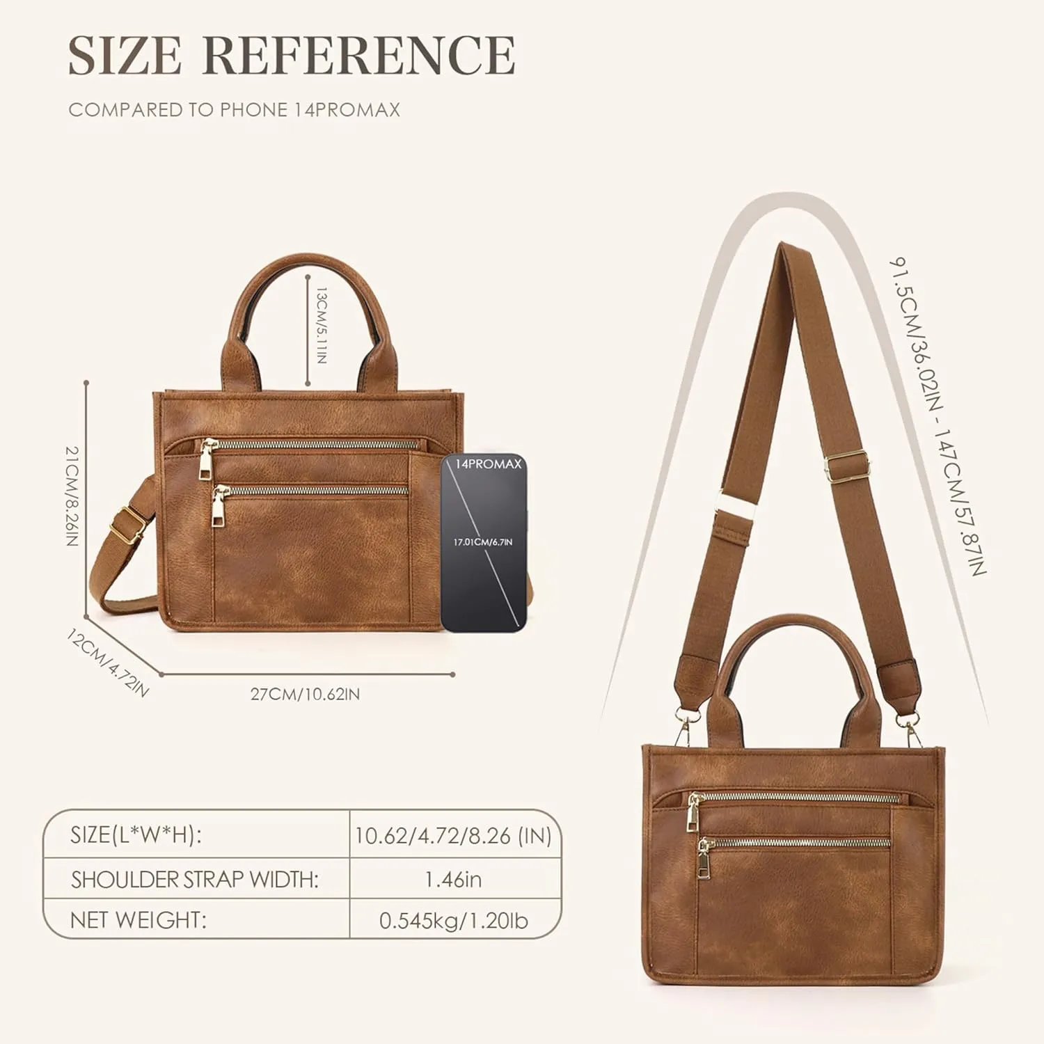 Checkered Crossbody Bag for Women PU Leather Tote Bag Black and White Plaid Pattern Purse Shoulder Bag for Work Travel