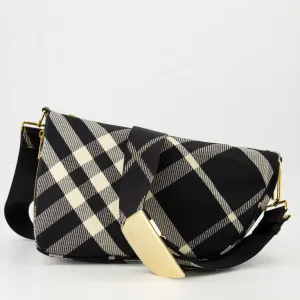 Checkered Shield Messenger Bag