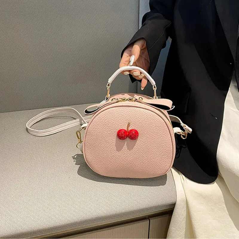 Cherry Round Backpack