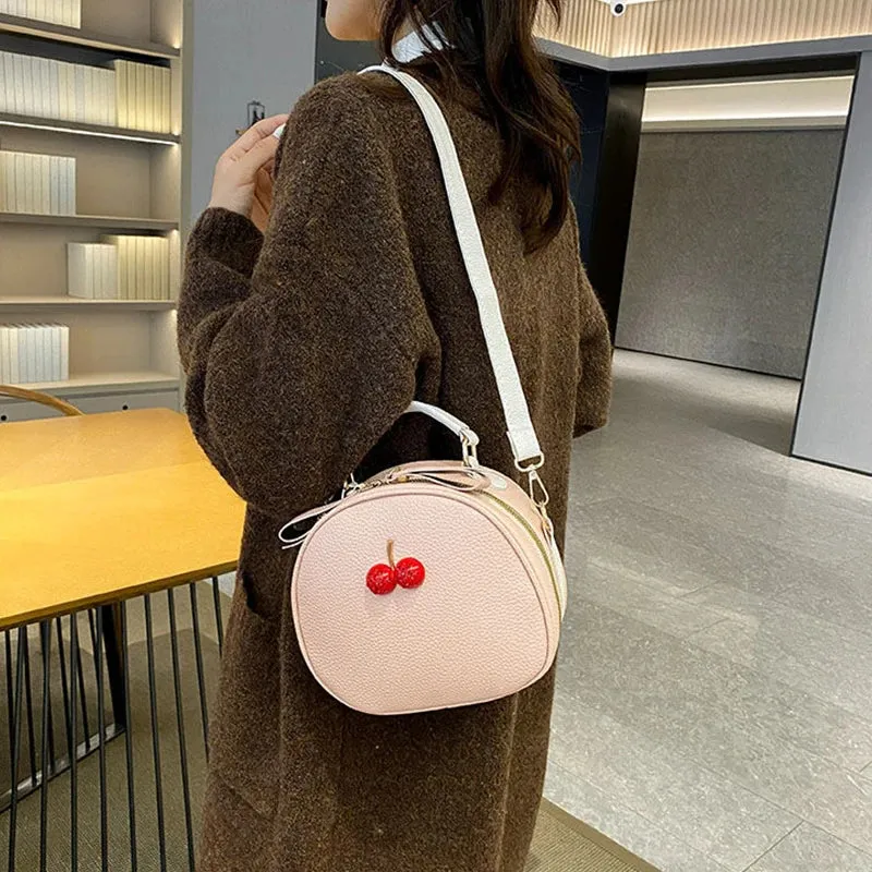 Cherry Round Backpack