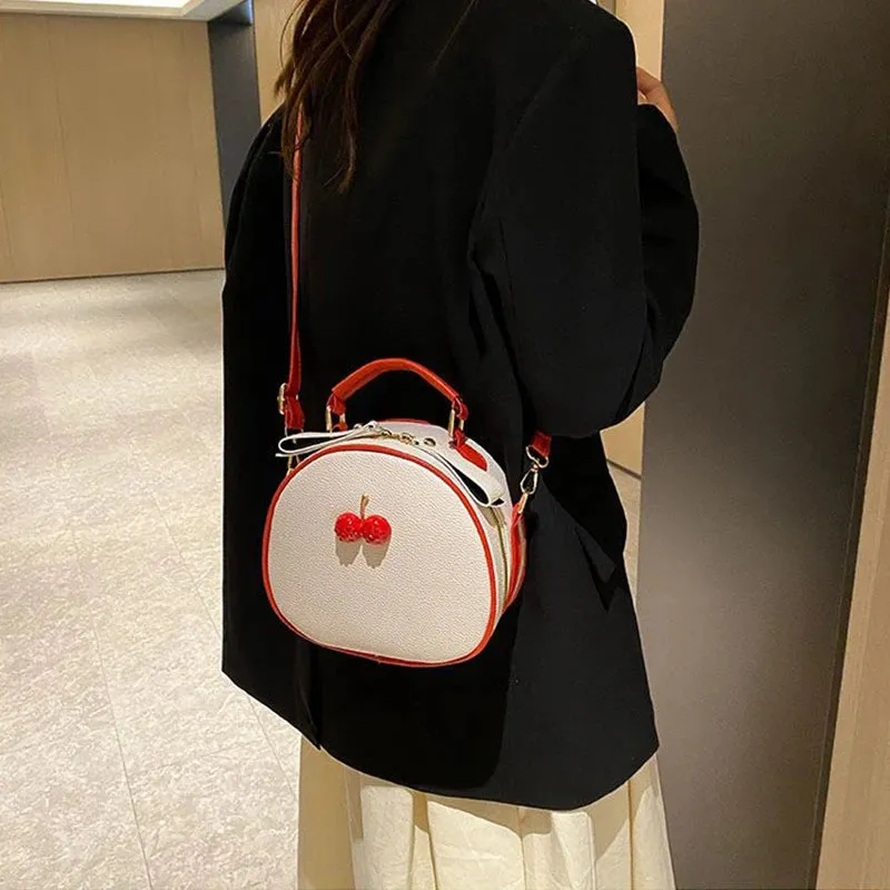 Cherry Round Backpack