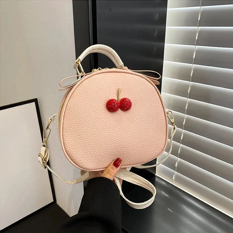 Cherry Round Backpack