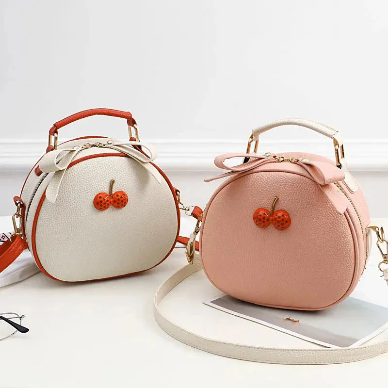 Cherry Round Backpack