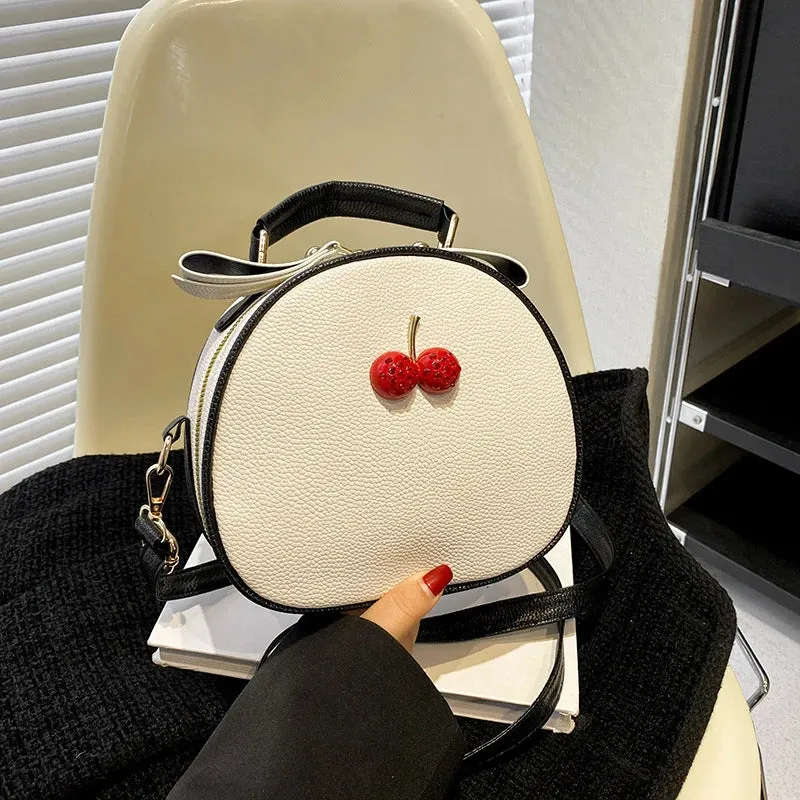 Cherry Round Backpack