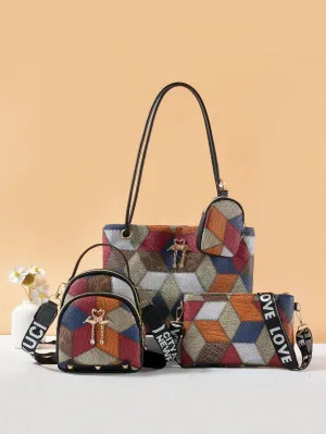 Chic Dual-Style Tote and Crossbody Bag for Effortless Fashion
